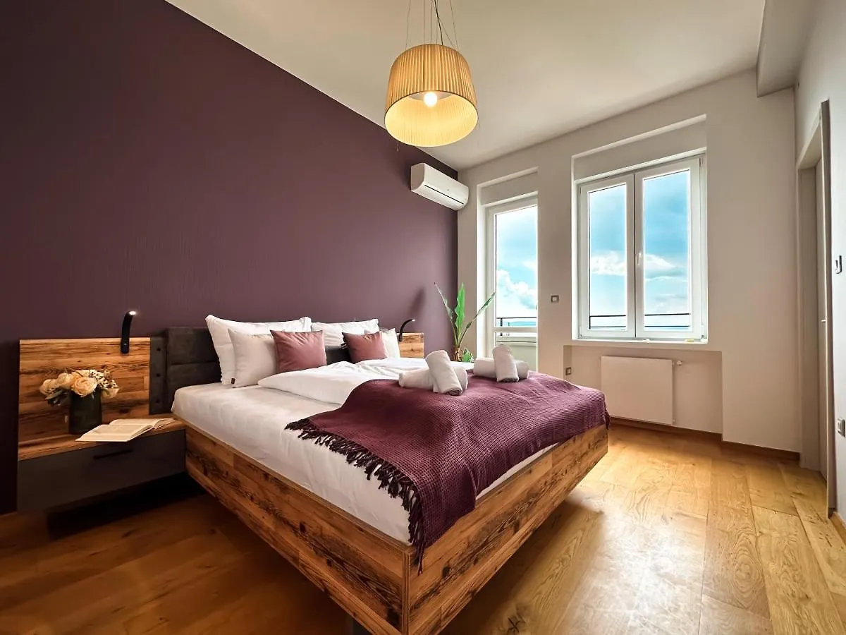 105M2 Penthouse Sea View Rijeka With Free Garage Parking Apartment